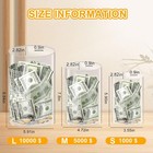 Clear Acrylic Piggy Bank Digital Savings Jar Must Break To Open With Counter
