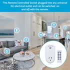 1 5 Pack Home Wireless Power Switch Mains Sockets   Remote Controllers Au Plug