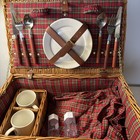 Sutherland Wicker Picnic Basket With Service For 2