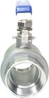 1-1 4  Female Ball Valve Npt Thread 316 Stainless Steel Full Port Ball Valve Wog