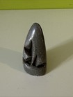 Vintage Inuit Eskimo Art Green Stone Hand Carved Sculpture Abstract Design  3   