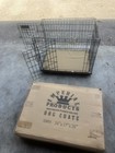 H duty Metal Folding Dog Crate  Metal Floor Pan   Pad Included - Free Shipping