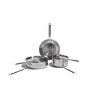 Heritage Steel Eater Series 5 Piece Essential Cookware Set 5-ply Stainless Steel