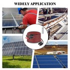 11ft 20ft Black Red Solar Panel Extension Cable Wire Solar Connector 14awg Gauge