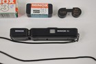 Minox Ec Miniature Spy Camera W  Flash Holder  Chain   Film - Untested