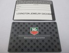 Open Tag Heuer Gray grey 2 Year International Guarantie Card Dealer Store Stamp