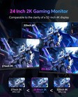 Ktc H24t7 24    Gaming Monitor Qhd 185hz Fast Ips 1440p 1ms Hdr400 Vesa Pc Monitor