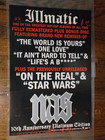Rare Orig Nas Illmatic 10th Anniv Platium Ed Promo Poster 2 Sided Rap Hip Hop