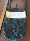 Civil War Reproduction Haversack  Oil Cloth  Leather Buckle Strap