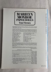 Marilyn Monroe Paper Dolls  Tom Tierney  1979 - New Old Stock Uncut