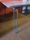 Set Of 4 Vintage Metal Tone Hairpin Table Legs 27    Furniture Table Mcm 4 Lot