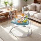 Brinca Brinca Para Bebes 0-12 Con M  sica Juguetes Asiento Giratorio De 360 Azul