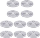 10 Pack Front Round Reflector For Driveway Fence Gate Posts Trailers Boats Mailb
