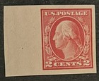 Travelstamps  Us Imperf Stamps Scott  482 - 2c Washington Mint Mogh