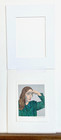Raphael Soyer Woman Shading Her Eyes Signed Lithograph In Archival Mat 12  X 9 