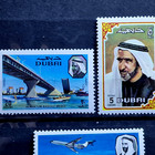 Dubai 1970 - Mnh - Arab Emirates Architecture Space 10 Stamps Full Set Sc  35 00