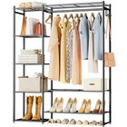 Wardrobe Closet  Portable Clothing Rack For Hanging Clothes  Free Standing 