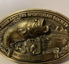 Vtg Bass Anglers Sportsman Society Belt Buckle Member Since 1994