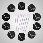 Professional Tattoo Needles And Tips Set - 100 Sterilized Disposable Assorted