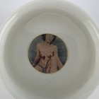 Vtg Sake Cup Nude Lady Magic Eye