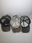 Lot Of 3 Camouflage Adjustable Baseball Caps Multicolor One Size Unisex Adults