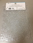Idesign 60960 Blumz Floral Bpa-free Flexible Pvc 12 5  X 16  Clear Sink Mat