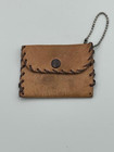 Vintage Merle Haggard Fan Club Leather Coin Purse Keychain Vintage Country Music