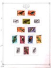 Collection  Surinam Part C Scott Pages  1945 1992  Cat  89 Mint  used