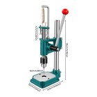 Leather Hole Puncher Hand Punching Machine Heavy Duty Manual Press Puncher