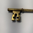 Virginia Metalcrafters Solid Brass Skeleton Key Colonial Williamsburg 7 5    Vtg