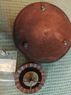 Antique Wood Miniature Roulette Wheel Really Works With 2 Steel Balls