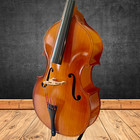 Upright Double Bass 1 4 Size Engelhardt M3 W Bow And Gig Bag - Read Description