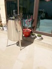 Speed Adjustable Electric Honey Extractor Stainless Steel Honeycomb 4 Frame