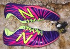 New Balance Sd100 Sprint Purple Pink Lime Track Spikes Shoes New Womens Sz 10