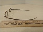 Antique Vintage 1800s Sliding Temple Oval Spectacles Eyeglasses Brass Steampunk