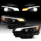 Pair 2pcs For 2019-2023 Jeep Cherokee Full Led Drl Headlight W  Ballast   Bulb