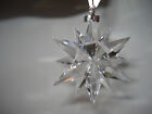 Lot Of 2 2017 Swarovski Annual Christmas Snowflake Star Ornaments