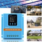 4800w 100a Mppt Solar Charge Controller 12v 24v 36v 48v Battery Pv Regulator Us