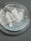 2016  5 Canada 1oz 9999 Fine Silver Maple Leaf Panda Privy Mark Reverse Proof