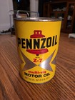 Vintage Pennzoil With Z-7 Multi-vis 10w-40 Motor Oil  1 Quart Cardboard Can Full