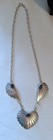 Vintage Sterling Silver And Onyx Native American 3 Station Necklace