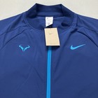 Dv2885-492 Nike Dri-fit Rafa Nadal Mens Full Zip Tennis Jacket Blue Void Size Xl