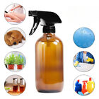 16oz Amber Glass Spray Bottles 2 Pack With 2pcs 2oz Mist Sprayer Refillable Sets