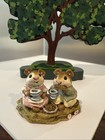 Vintage Wee Forest Folk Wff M-74 M-074 Tea For Two W box Priced To Sell Mice