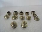 7 Pc Vintage Brass Handcrafted Small Fine Quality Powder pill Boxes
