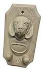 Vintage Atlantic Mold Ceramic Bisque You Paint Retriever Wall Hook 3 5  X 6 5 