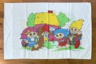Vintage 90s Norfin Trolls Twin Sheet Set Fitted Flat Pillowcase 1992 Bedding