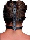 Bdsm Eye Mask Harness   Ball Mouth     For Partners Who One Size  Black