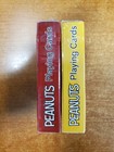 2 Pack  Peanuts Playing Card Decks Red   Yellow New sealed  6536  - E15e