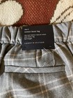 Tommy Hilfiger Women s 2 Gray Plaid Slim Bootcut Mid Rise Flat Front Dress Pants